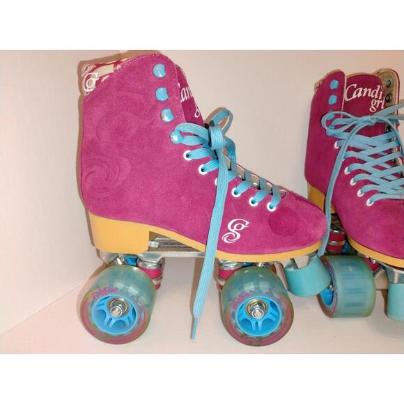 Candi Grl Women’s Size 5 Roller Derby Skates Berry Red Raspberry - Picture 5 of 9
